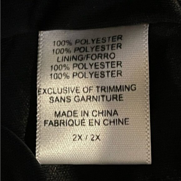 Bobeau beautiful black dress size 2X - Picture 7 of 7